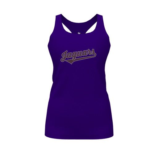 [FT0TRBPP-FYS-LOGO2] Decker Racerback Tank Top (Female Youth S, Purple, Logo 2)