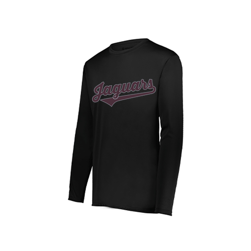 [222822.080.XS-LOGO2] Men's LS Smooth Sport Shirt (Adult XS, Black, Logo 2)