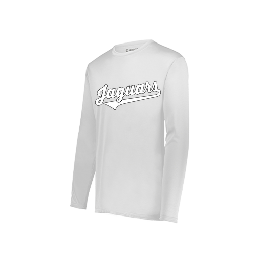 [222822.005.XS-LOGO1] Men's LS Smooth Sport Shirt (Adult XS, White, Logo 1)