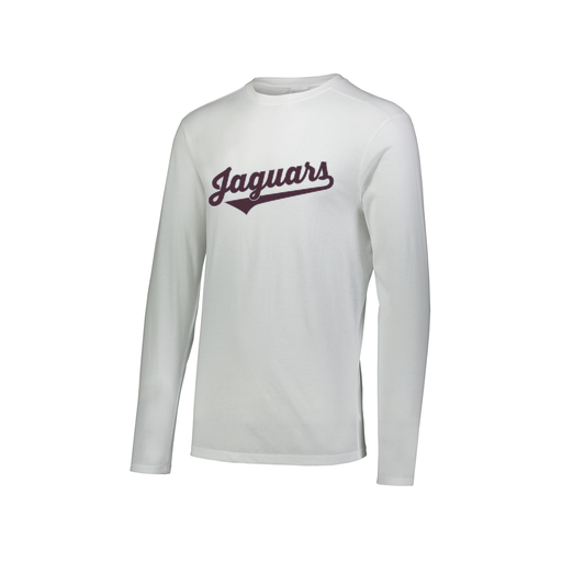[3075.005.XS-LOGO2] Men's LS Ultra-blend T-Shirt (Adult XS, White, Logo 2)