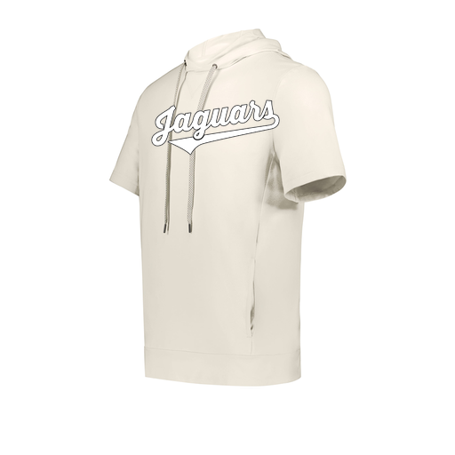 [222605-WHT-YS-LOGO1] YOUTH VENTURA SOFT KNIT SHORT SLEEVE HOODIE (Youth S, White, Logo 1)