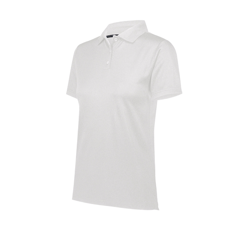 [222768.005.XS-LOGO5] Ladies Prism Polo (Female Adult XS, White, Logo 5)