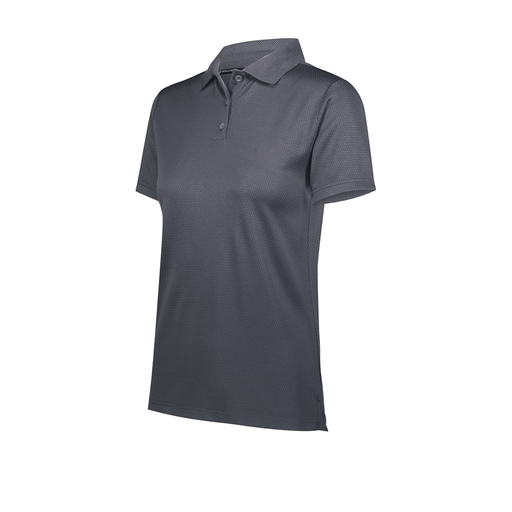 [222768-GRY-FAXS-LOGO4] Ladies Prism Polo (Female Adult XS, Gray, Logo 4)