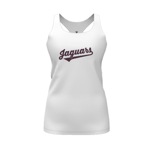 [CUS-DFW-RCBK-PER-WHT-FYS-LOGO2] Racerback Tank Top (Female Youth S, White, Logo 2)