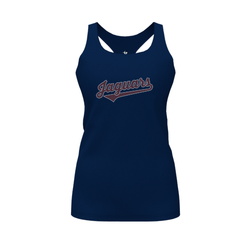 [CUS-DFW-RCBK-PER-NVY-FYS-LOGO2] Racerback Tank Top (Female Youth S, Navy, Logo 2)