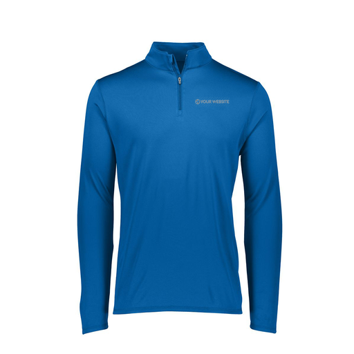 [FTLQFLRY-FAXS-LOGO3] Ladies Flex-Lite 1/4 Zip Shirt (Female Adult XS, Royal, Logo 3)