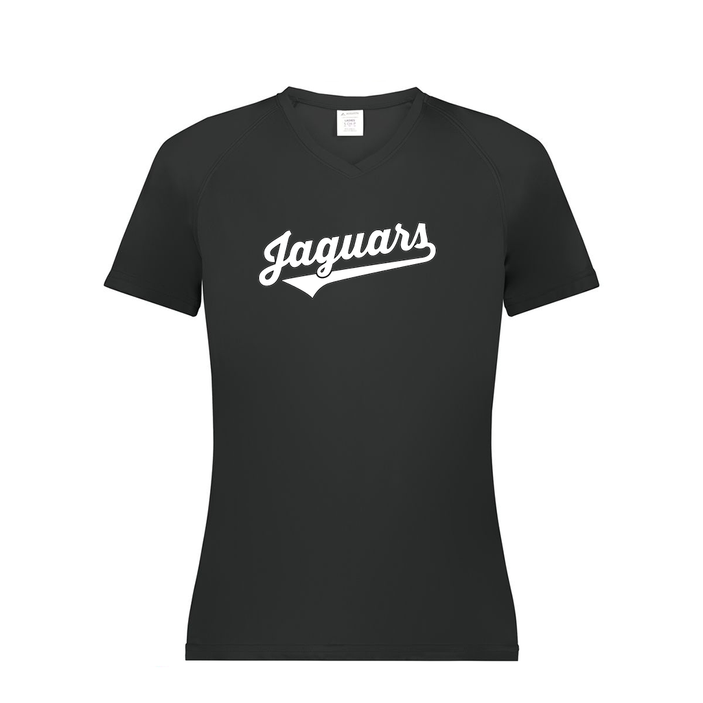 Ladies Smooth Sport V-Neck T-Shirt