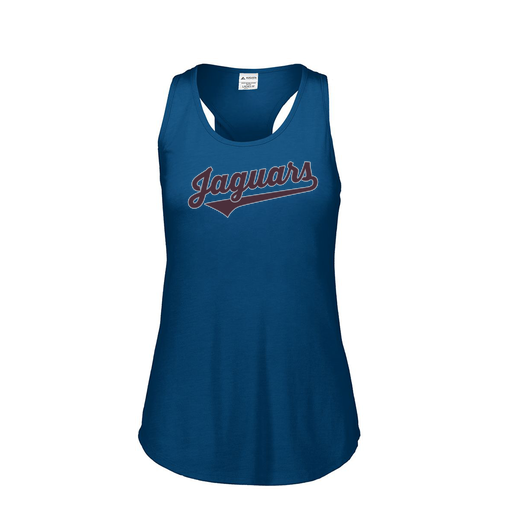 [FT0TUBNV-FAS-LOGO2] Ladies Tri Blend Tank Top (Female Adult S, Navy, Logo 2)