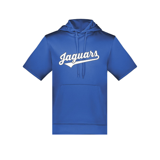 [6871.060.S-LOGO1] Men's Dri Fit Short Sleeve Hoodie (Adult S, Royal, Logo 1)