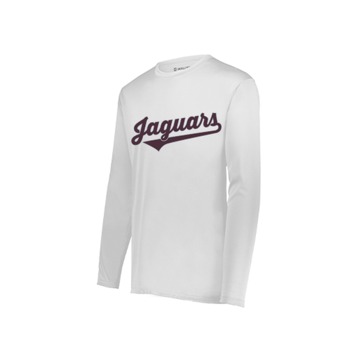 [222822.005.XS-LOGO2] Men's LS Smooth Sport Shirt (Adult XS, White, Logo 2)