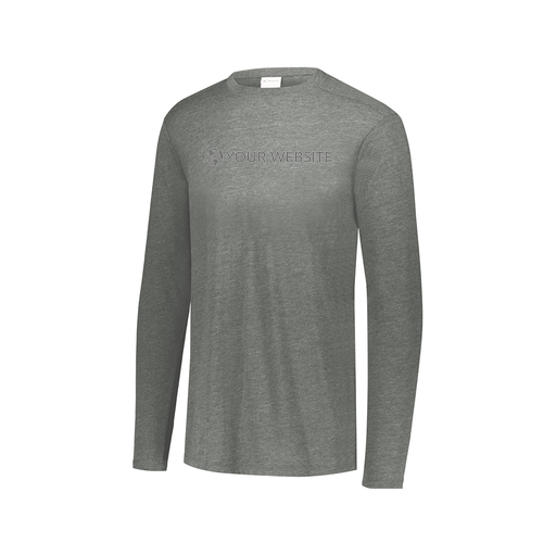 [FTLCUBGY-AXS-LOGO3] Men's LS Ultra-blend T-Shirt (Adult XS, Gray, Logo 3)