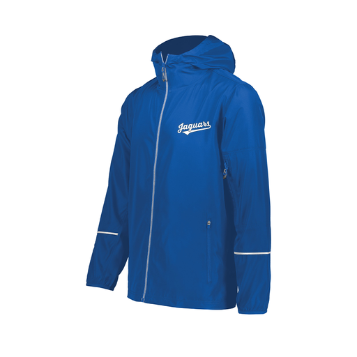 [229582-RYL-AXS-LOGO1] Men's Packable Full Zip Jacket (Adult XS, Royal, Logo 1)