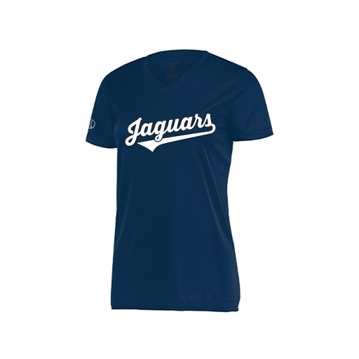 [222820.065.S-LOGO1] Ladies Movement Dri Fit Shirt (Female Adult S, Navy, Logo 1)